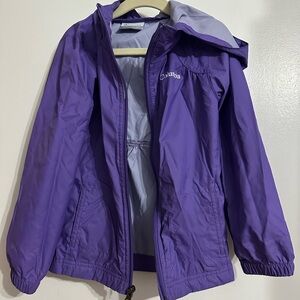 Columbia Kids Raincoat in Vibrant Purple